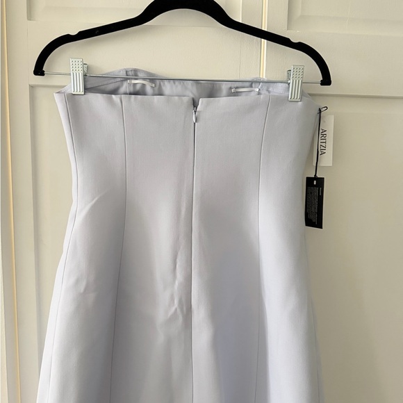 Wilfred Aritzia Appraise Strapless Dress 6 NWT | Blue Mini - Picture 15 of 16